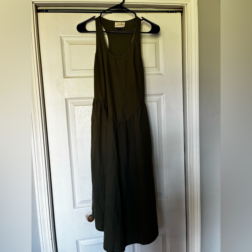 Universal Thread Olive Green Maxi Tank Dress